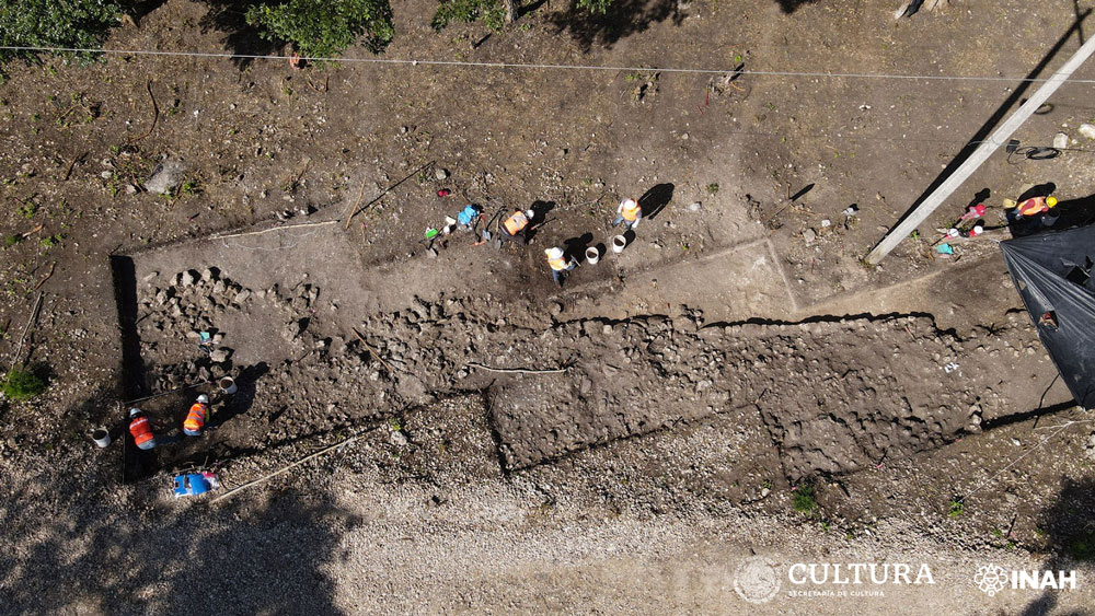 Salvamento arqueológico del Proyecto Tren Maya. Foto Gerardo Peña. INAH