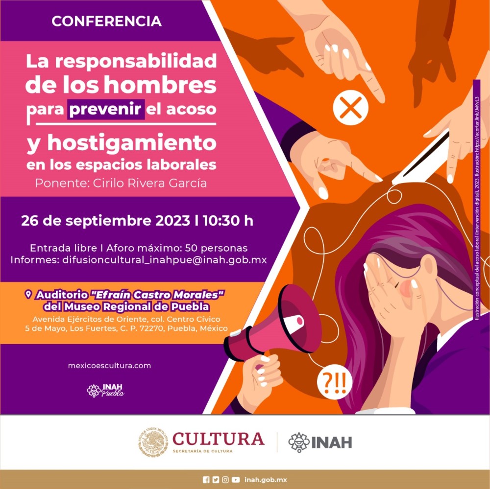 Próxima conferencia sobre nuevas masculinidades en el Centro INAH Puebla.