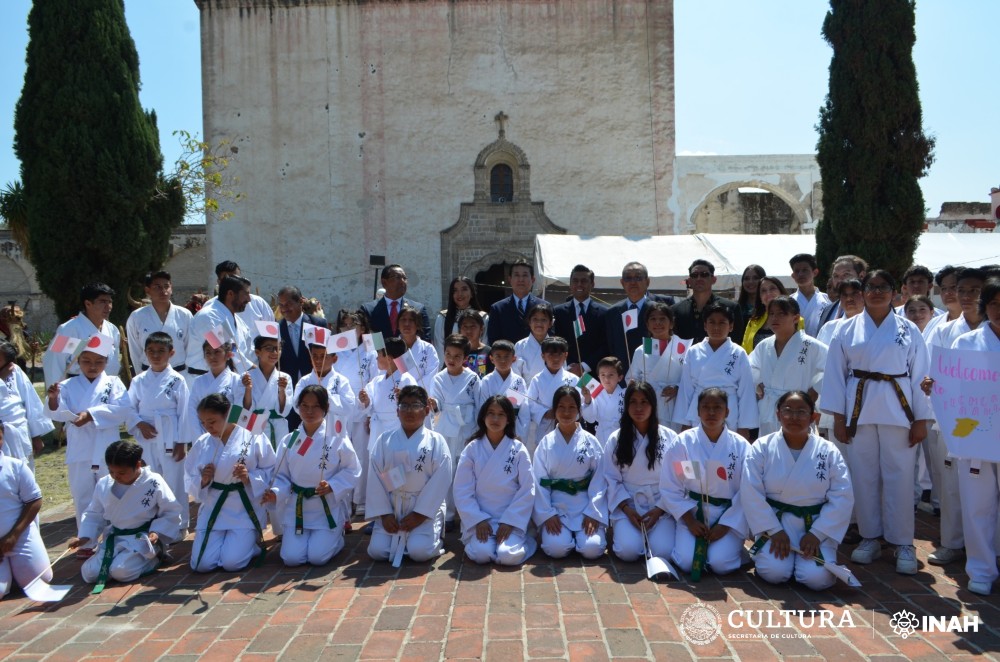 Autoridades de México y Japón celebran 10 años de amistad entre las ciudades de Onjuku y Tecamachalco.