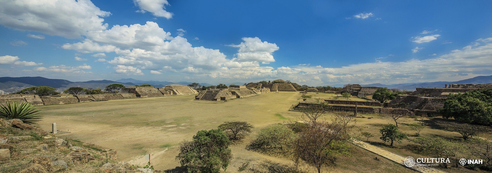 La Zona Arqueológica de Monte Albán se encuentra bajo resguardo y cerrada temporalmente al público