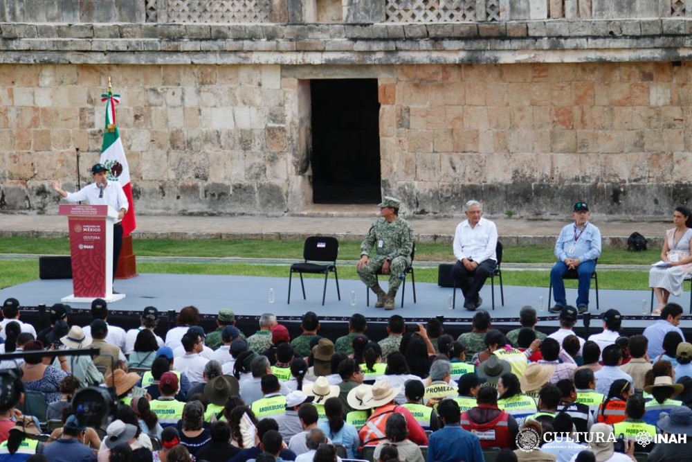 Con el Promeza, se pone en valor la profundidad histórica y cultural de la Gran Nación Maya. Foto: Presidencia.