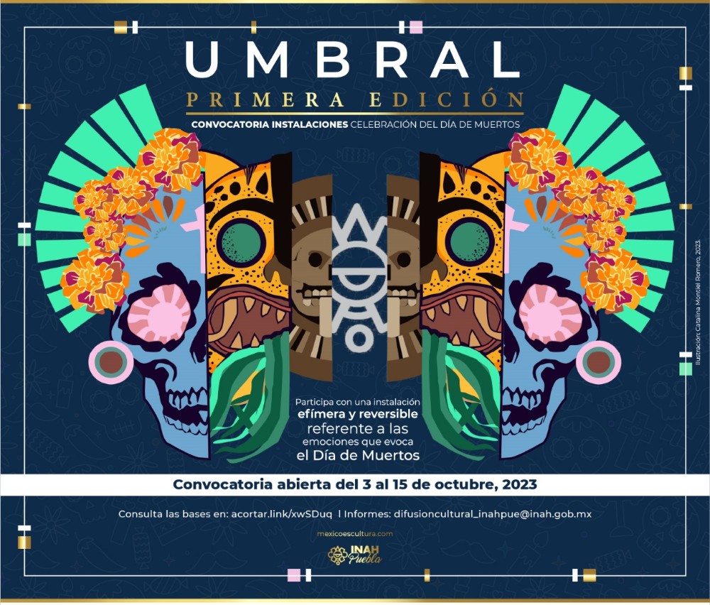 La primera edición de “Umbral” invita a estudiantes universitarios de Puebla a instalar una ofrenda original de Día de Muertos.