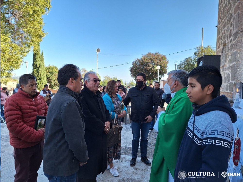 El INAH entregó a su comunidad la iglesia de San Lucas Tlacochcalco. Foto: Centro INAH Tlaxcala.