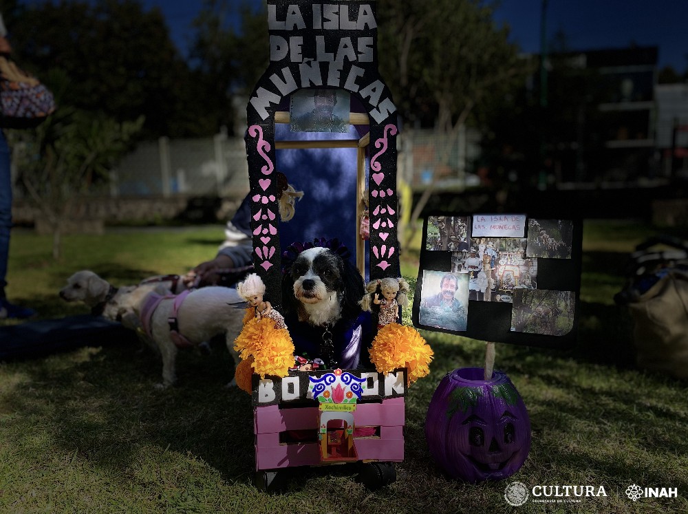 El Museo de El Carmen abre las puertas de la antigua huerta a nuevos públicos que gustan pasear con sus mascotas. Foto: Mauricio Marat. INAH