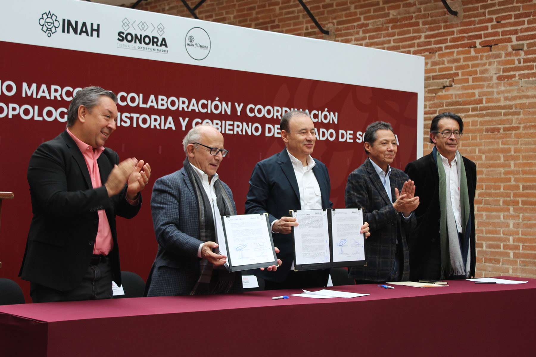 INAH y Gobierno de Sonora fortalecen relación con firma de convenio de colaboración © INAH Sonora