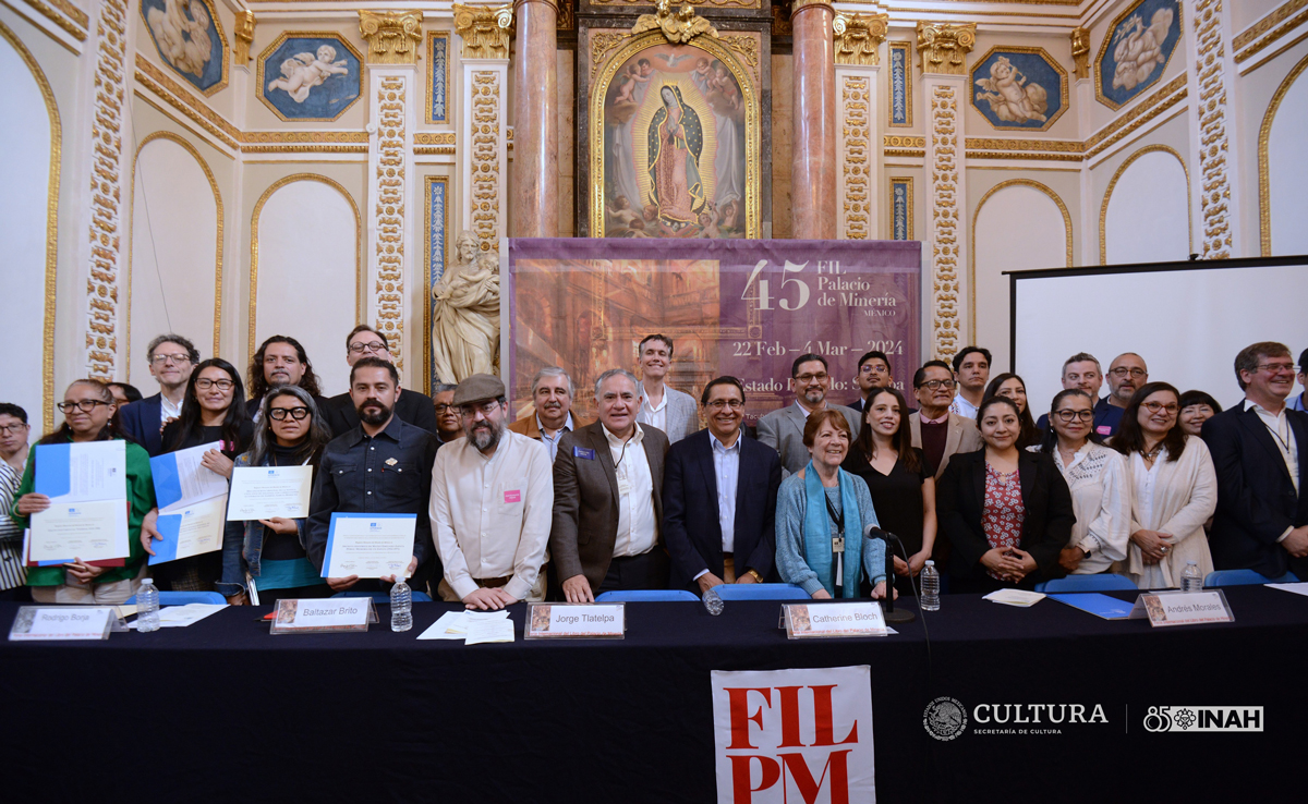 Entrega de reconocimientos Memoria del mundo 2023. Foto Mauricio Marat, INAH.  