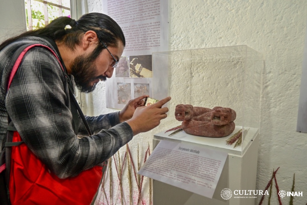 El Museo de la Zona Arqueológica de Cuicuilco inicia actividads este año con la muestra El Templo Mayor de Huexotla y su Recinto Sagrado. Foto: Melitón Tapia. INAH