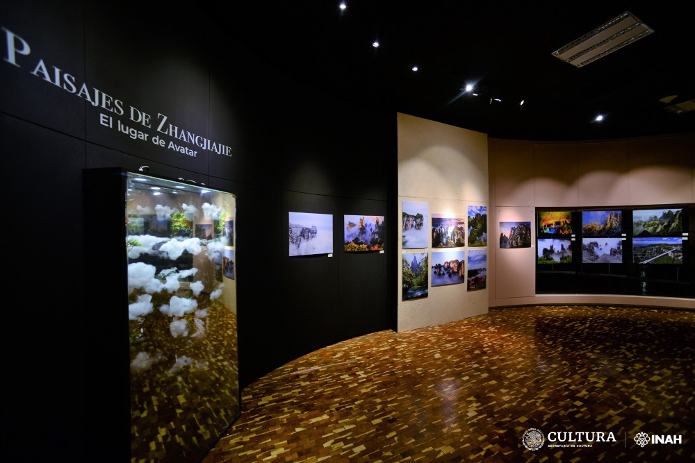 Paisajes de Zhangjiajie, el lugar de Avatar, exposición fotográfica instalada en el Museo Casa de Carranza. Foto: Mauricio Marat. INAH