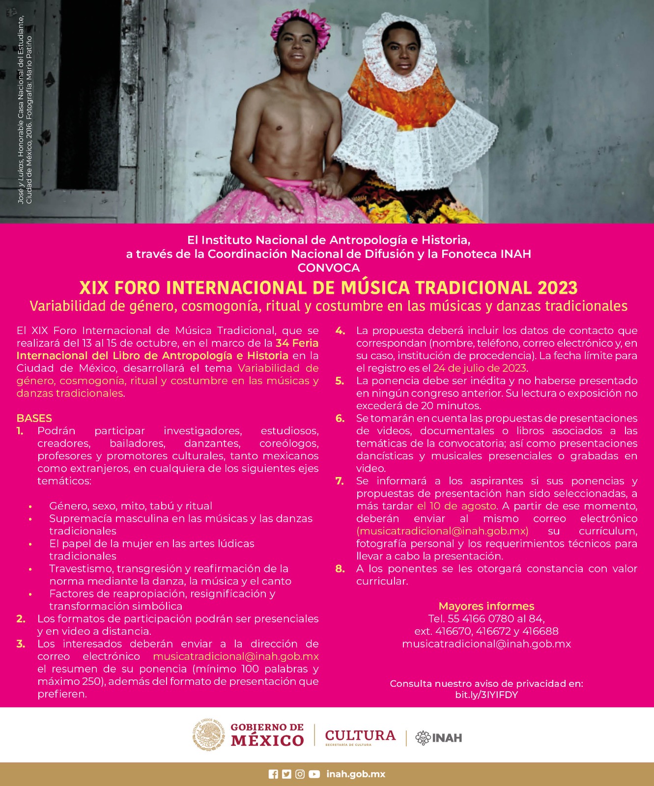 20230330 Convocatoria XIX FORO DE MUSICA